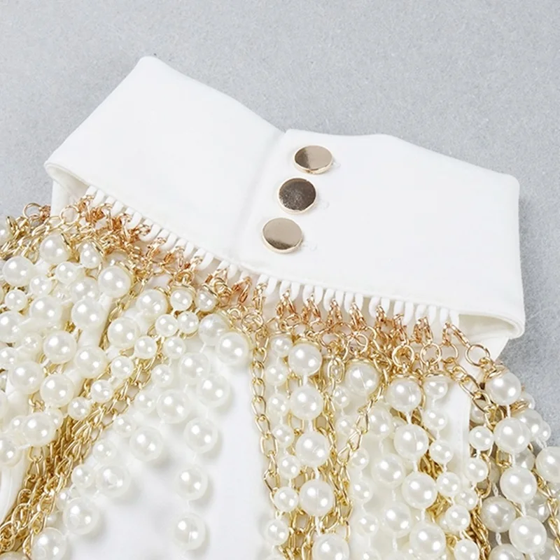 Вечернее платье макси без рукавов с жемчужной цепочкой оптовая продажа|Женские