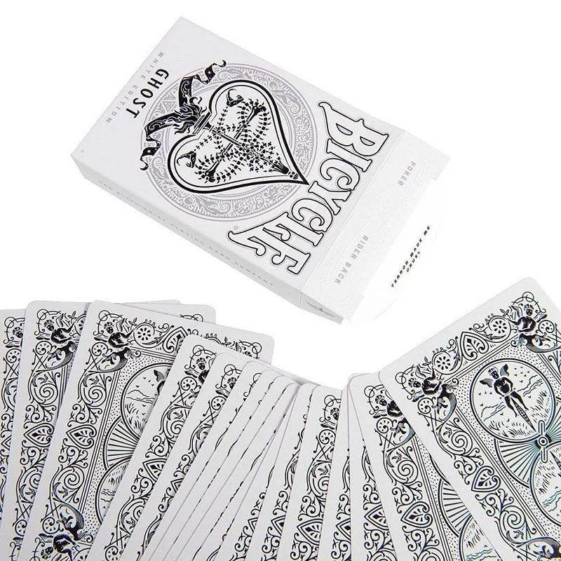 Велосипед белый призрак наследие издание игральные карты Ellusionist колода USPCC