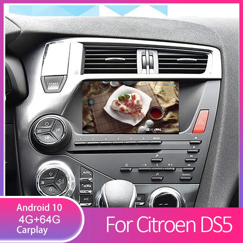 

128g Android 10 For citroen ds5 2011 2012 2013 2014 2018 Car Radio Multimedia Player Navigation GPS 2 din carplay android auto