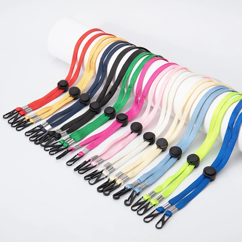 

5pcs Colorful Anti-lost Mask Lanyard Adjustable Mask Hanging Rope Anti-slip Mask Holder Fishmen Hat Windproof Rope Mask Supplies