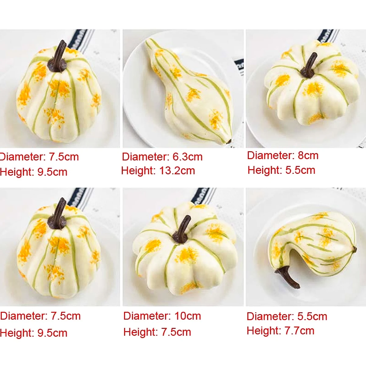 166 шт./компл. Хэллоуин тыквы украшения искусственный урожай реквизит осенний