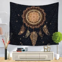 dreamcatcher eye color hippie tapestry psychedelic tapestry wall hanging tapestry blanket artist home decoration accessories