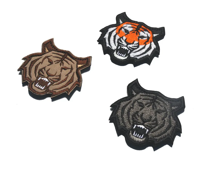 Тигр дракон вышивкой в виде обезьянки патч нарукавная нашивка стиле милитари