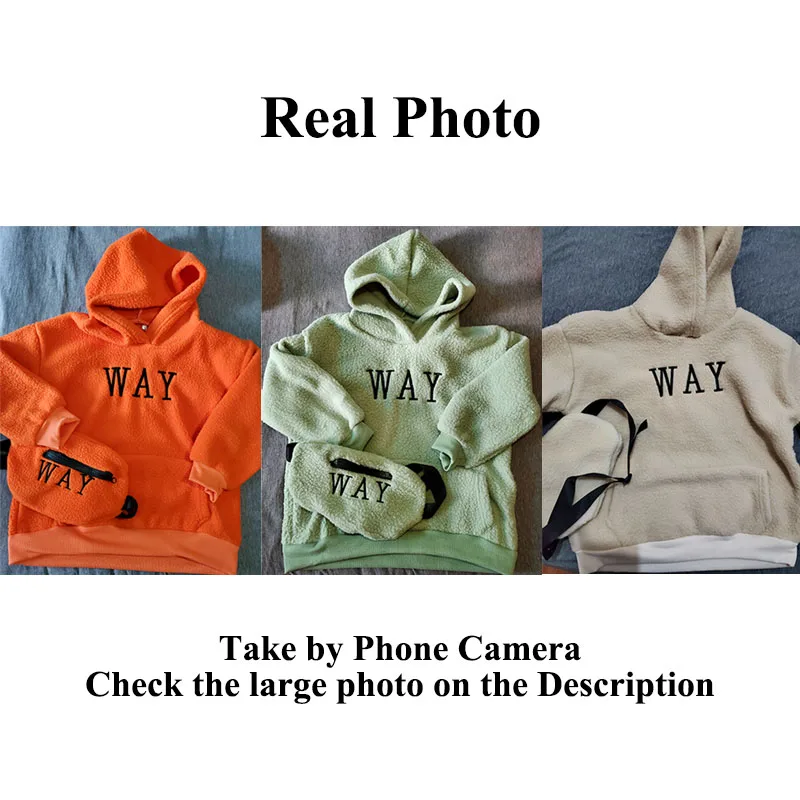 

WIND Boy Girl Sweatshirts with Bag Winter Wool Thick Children Hooded Long Sleeves Sweatshirt Unisex Warm Boy Girls Sweatshirts