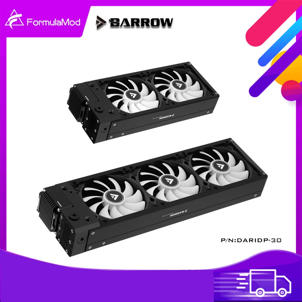 Курган встроенным насосом вентилятор радиатора Комбинации AIO для водяного