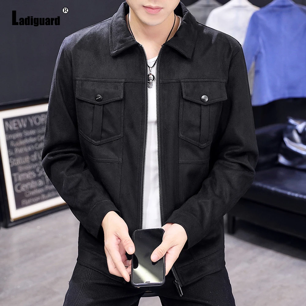 Мужская куртка-карго размера плюс 4xl с карманами серая черная верхняя одежда