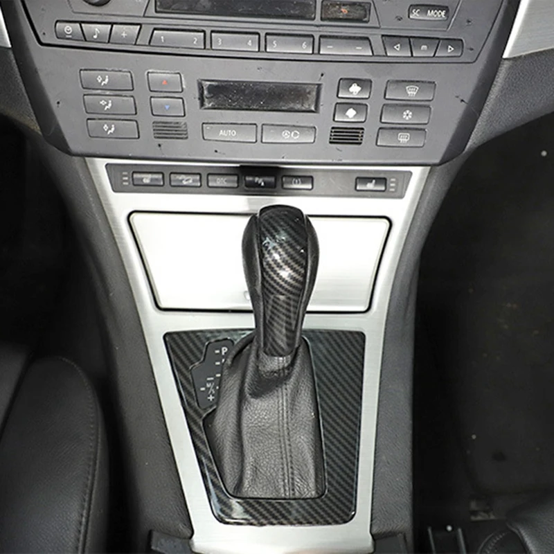 

Car Central Control Gearbox Panel Frame Gear Position Panel Trim Frame for BMW- X3 2006-2010