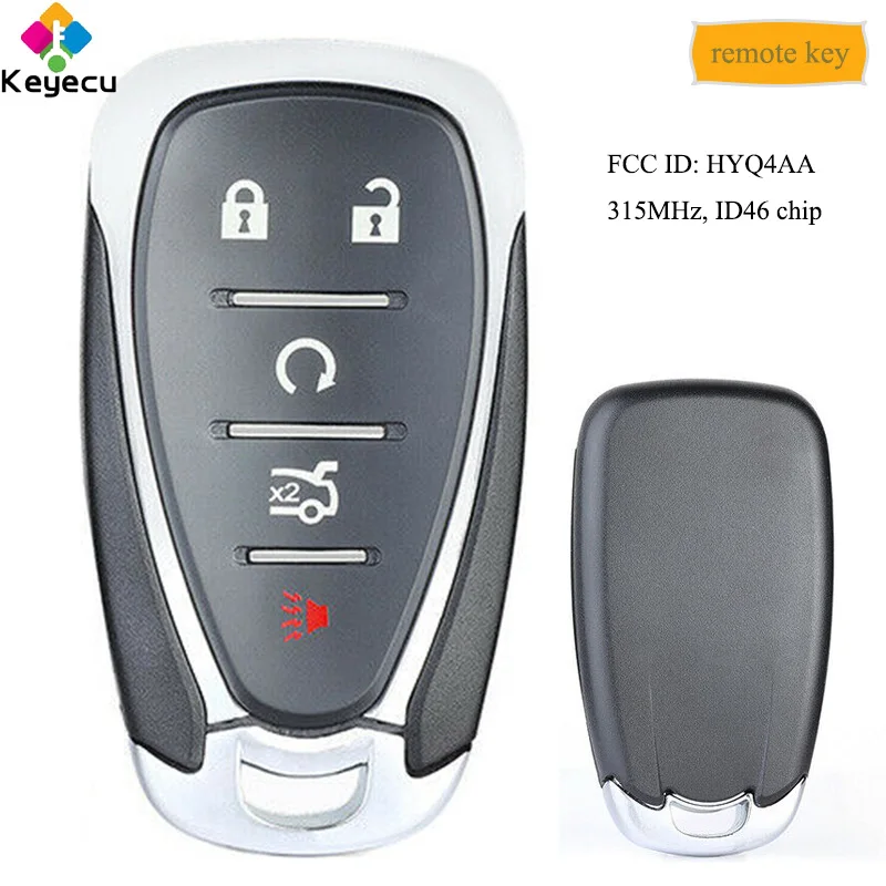 KEYECU умный пульт дистанционного управления автомобильный ключ с 5 кнопками 315 МГц