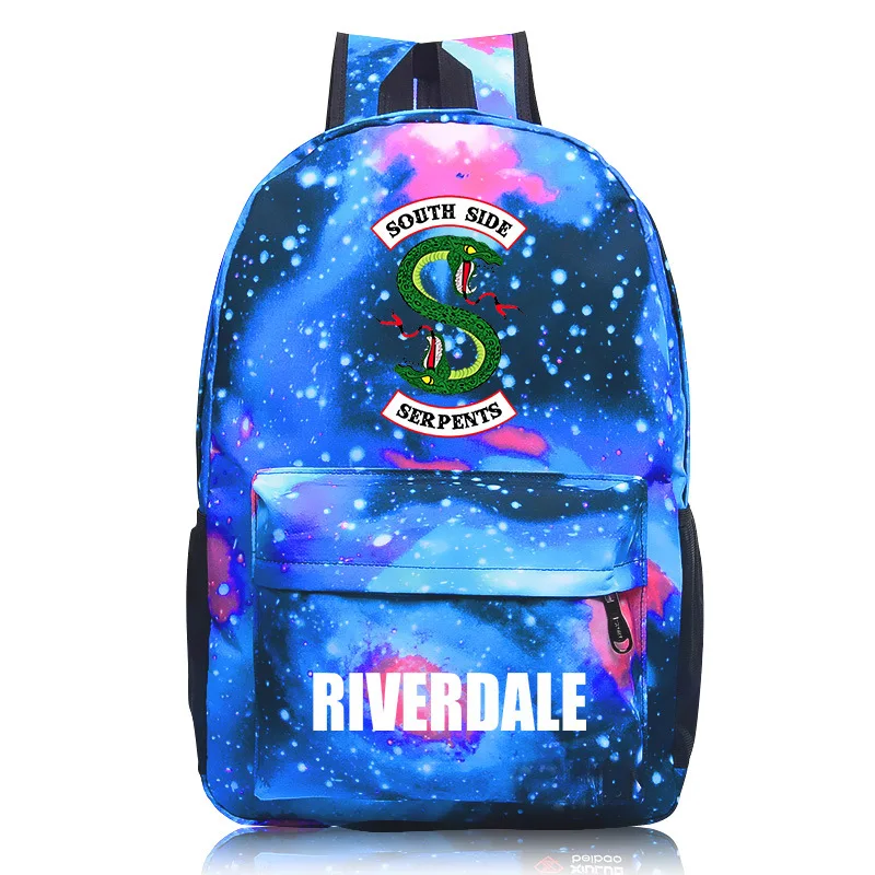 Школьный рюкзак Riverdale South Side Snake дорожная сумка на плечо с подсветкой для косплея