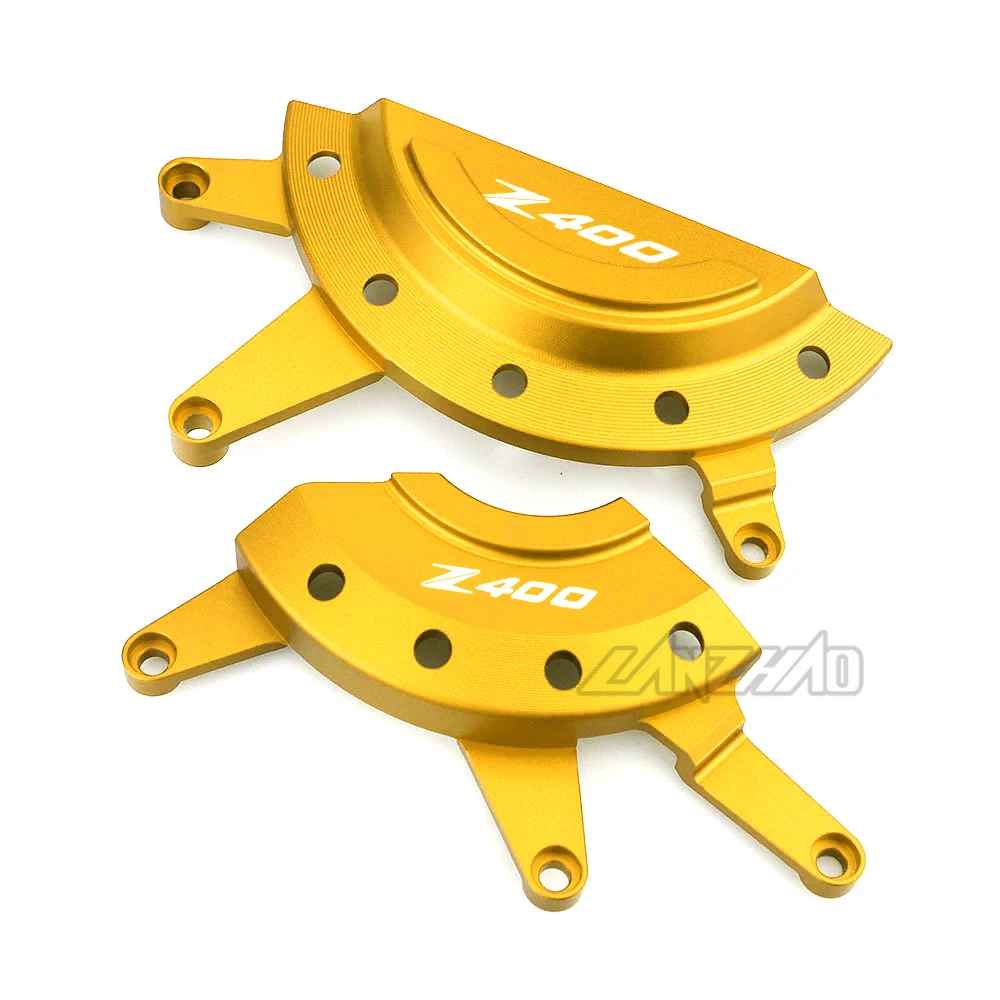 CNC алюминиевый мотоциклетный защитный боковой Чехол для двигателя статора, защитный чехол, зеленый, черный, красный для Kawasaki Ninja 400 Z400