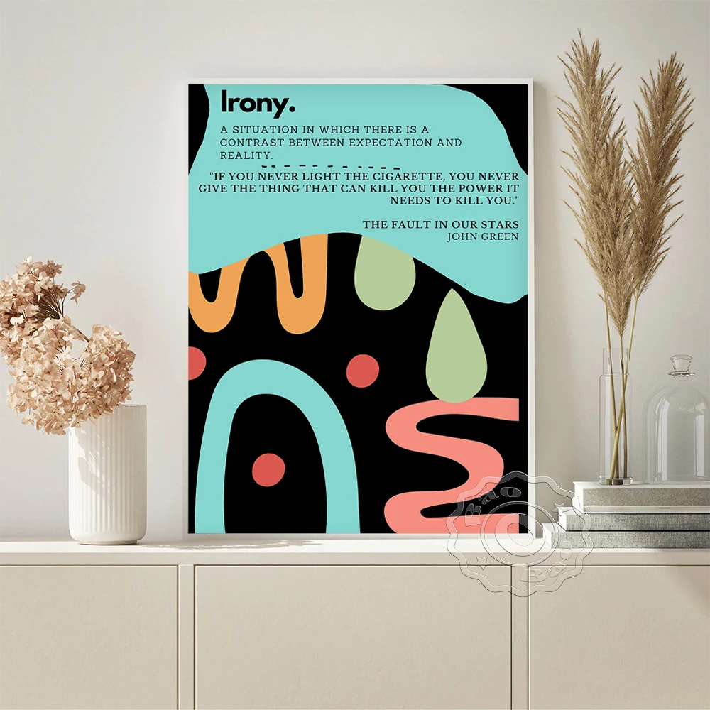 

The Fault In Our Stars Movie Quote Art Prints Poster Inspirational Phrase Wall Stickers Home Decor Office Studio Canvas Painting