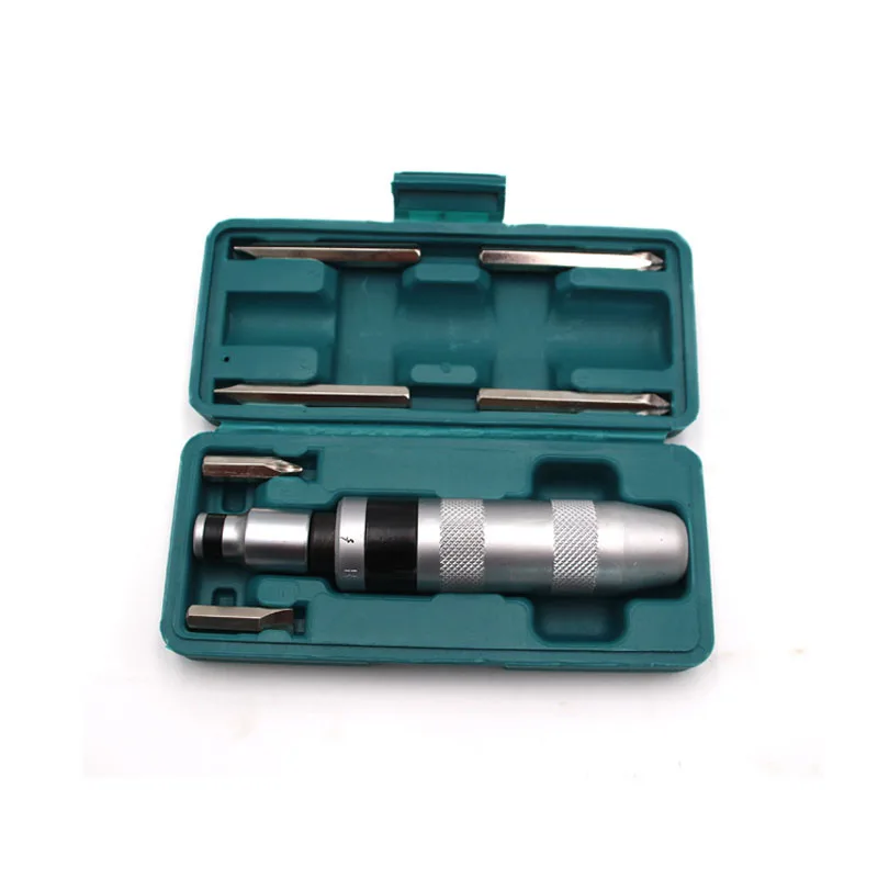 

Professional Portable Impact Screwdriver, for Frozen Loose Bolts and Sturdy Fasteners with Non-Slip Handle, 7pcs.