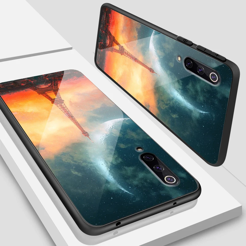 W393 Чехол из закаленного стекла для Xiaomi 5X6X8 9 SE A1 A2 Lite Мягкий чехол из ТПУ для Redmi Note 4x 5A 6 7 Pro Prime жесткий бампер чехол для телефона - Цвет: W393