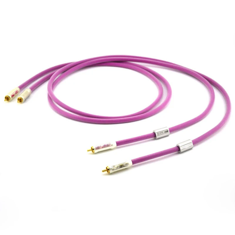 

pair HTP1 RCA cable hifi audio interconnect cable wire with XLO Gold plated RCA plug 2RCA to 2RCA cable