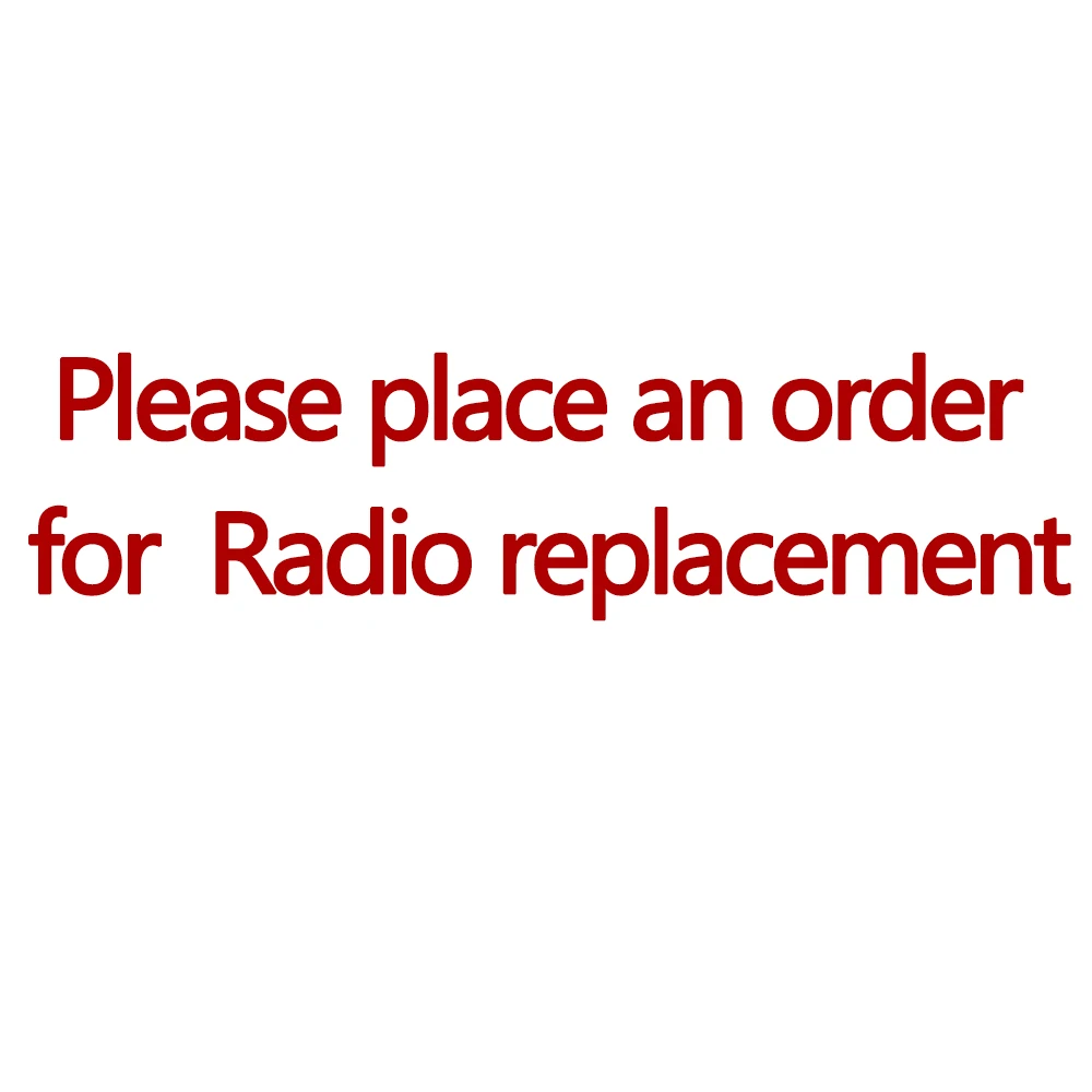 

Replacement of Radio from our shop