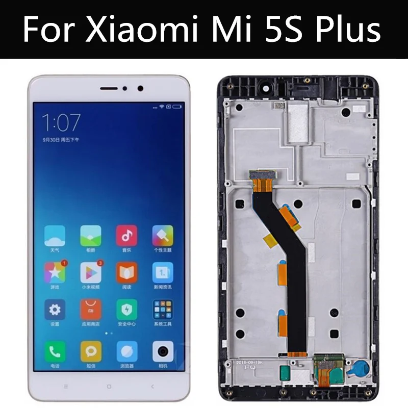 Протестировано! Для Xiaomi 5s plus lcd M5S Mi5S 5 7 &quotЖК дисплей и сенсорный экран с заменой