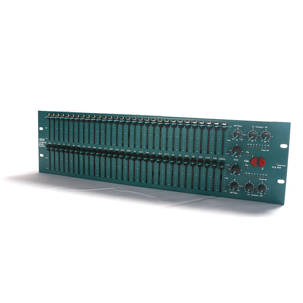 BSS FCS966 Dual 31 Band Stereo Equaliser EQ Loudspeakerr management graphic equalizer audio recording studio Musical Instruments |