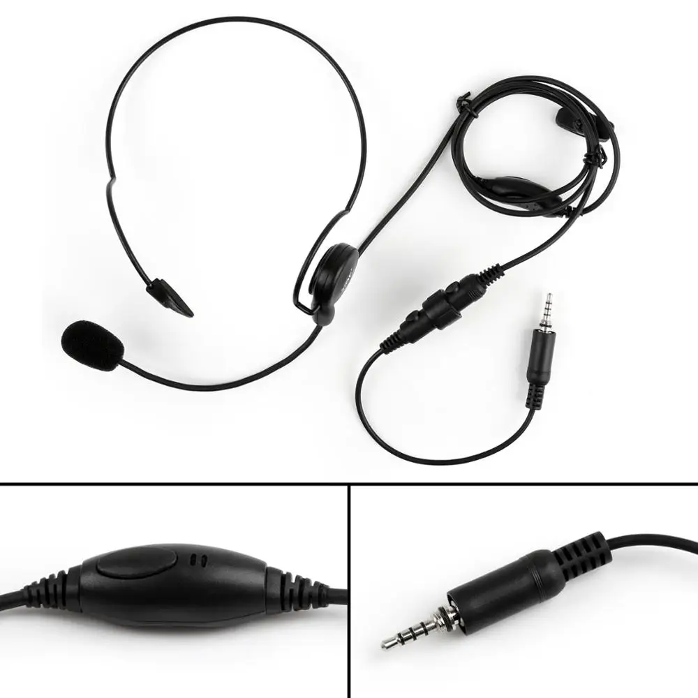 Artudatech 1 шт. 3 5 мм одноушная PTT за головкой гарнитура для YAESU VX6R VX7R VX 6R 7R