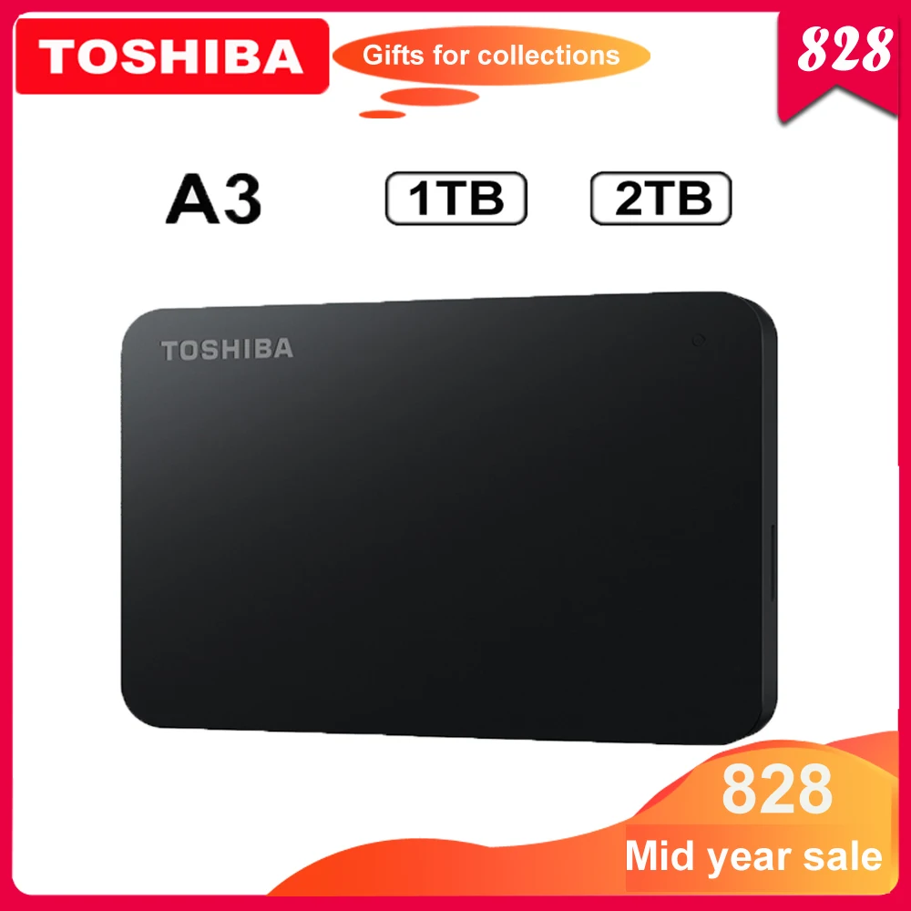 TOSHIBA Canvio Basics HDD 2 5 &quotA3 USB 3 0 внешний жесткий диск ТБ портативный диск|Внешние