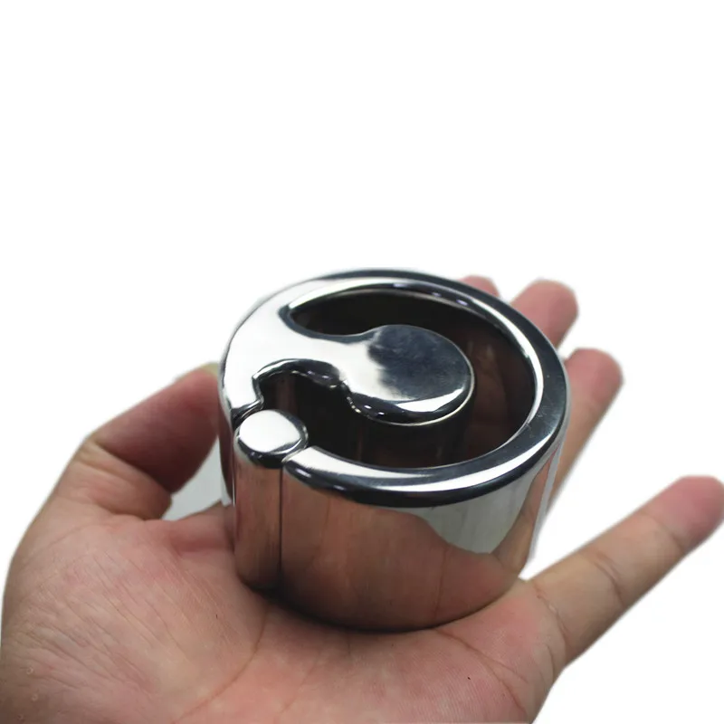 Мужской тяжелый кулон в мошонку из нержавеющей стали носилки кольцо для петуха