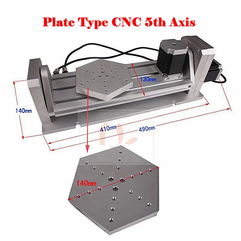 5-осевая вращающаяся ось с ЧПУ тип пластины для фрезерного станка комплект |