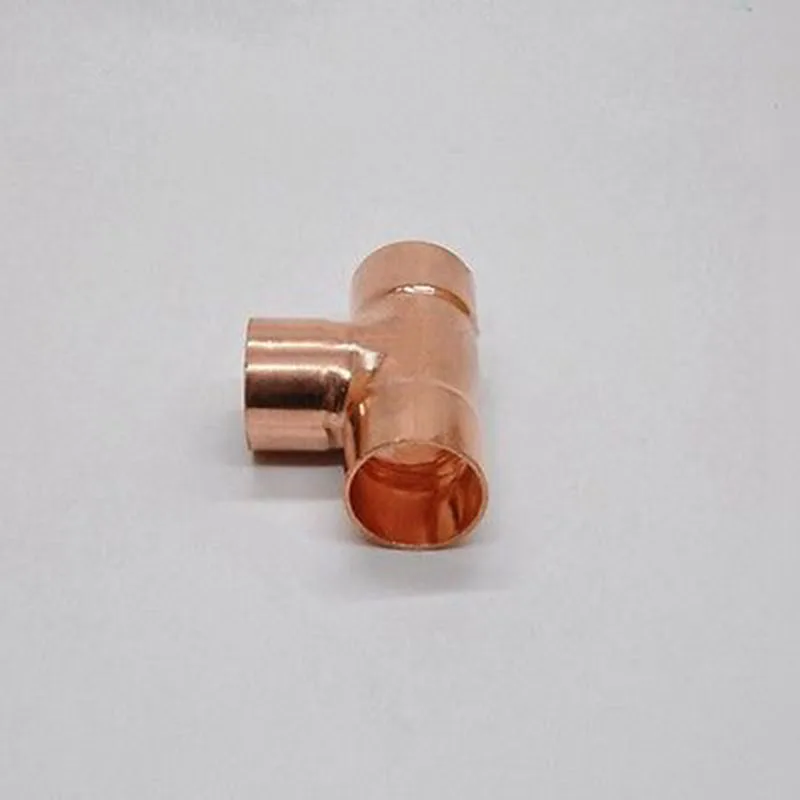 

22x1mm Copper End Feed Euqal Tee 3 Way Pipe Fitting Plumbing for gas water oil