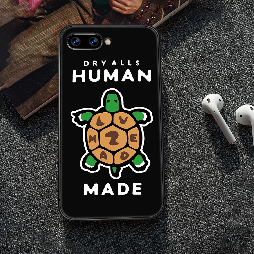 

human made Phone Case Cover Hull For HUAWEI honor 7a 8 8s 8a 8x 9 9x 10 20 i Lite Pro black Prime Tpu Cell Soft Bumper Fashion