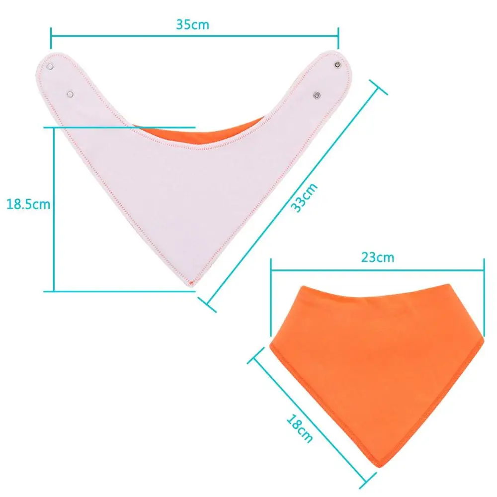 Детская бандана слюнявчик из 100% органического хлопка для мальчиков и девочек