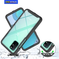 shockproof case for oneplus 8t 8 pro cover oneplus nord hybrid armor tpu silicone bumper hard transparent back phone cases funda