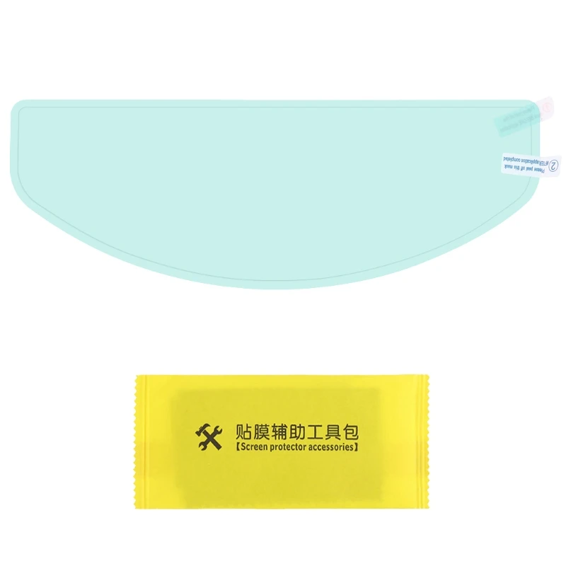 

Motorcycle Helmet Anti-Fog Lens Clear Patch Film, Rainproof Anti Fog Visor Motorcycle Helmet Transparent Repair Film, Universal