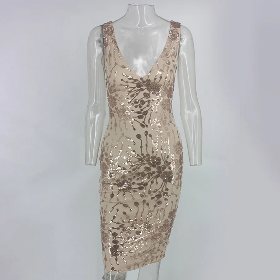 

Flower Crochet Sequin Dress Women Sleeveless Mesh Patchwork Bodycon Dress Summer 2020 Sexy Party Dresses Elegant Slim Vestidos