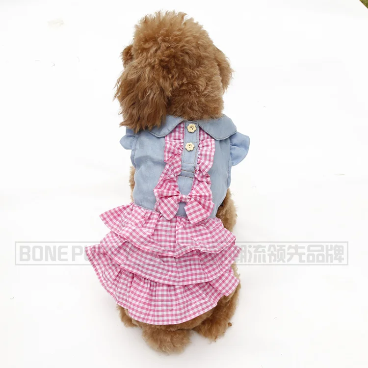 10 шт./лот смешанные цвета и размеры дизайнерская одежда для домашних животных