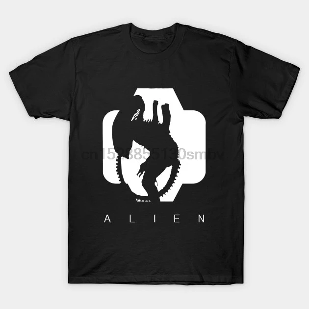 

Men tshirt Alien Silhouette Pop Culture T Shirt women T-Shirt tees top