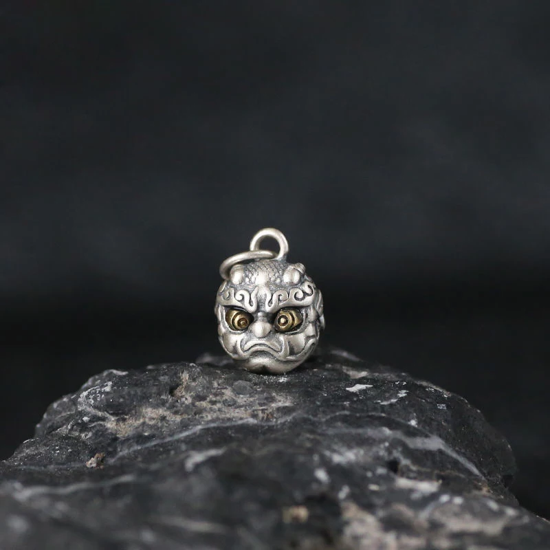 

Новое ожерелье из стерлингового серебра S925 в стиле ретро Pixiu, подвеска-колокольчик с животным на удачу, ювелирные аксессуары