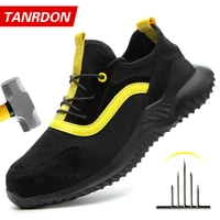 work shoes anti smashing steel toe man safety sneakers industrial footwear ankle security boots dropshipping size 38 48 safety
