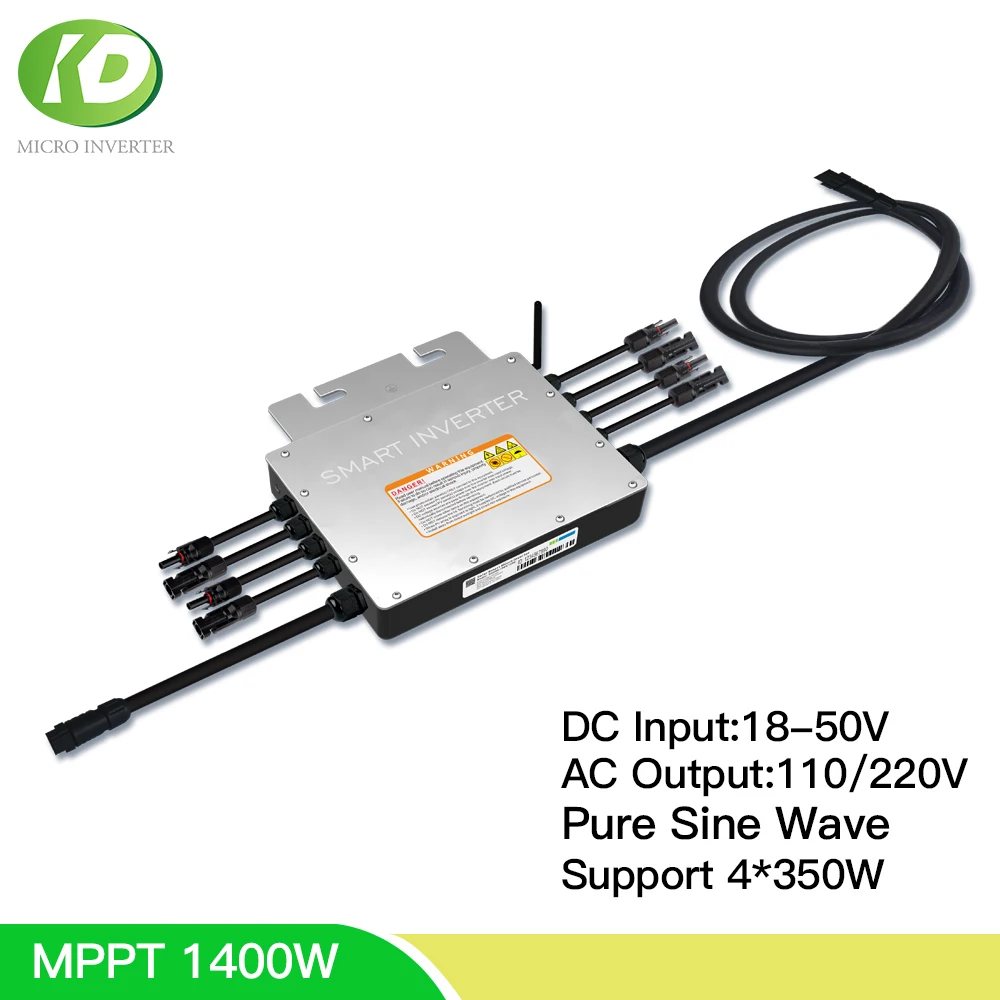 1400 Вт 700 Micro On Grid Tie Inverter Home MPPT 30 в 36 В инвертор солнечной установки Pure Sine Wave Auto 110 220