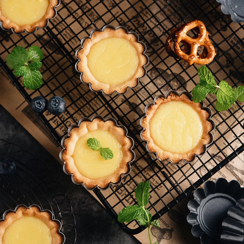 Bakerdream 6/12 шт мини противни для пирога пирожная форма антипригарная жестяная Форма