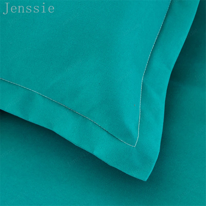 Однотонный Комплект постельного белья с двойным пододеяльником и одеялом 2/3