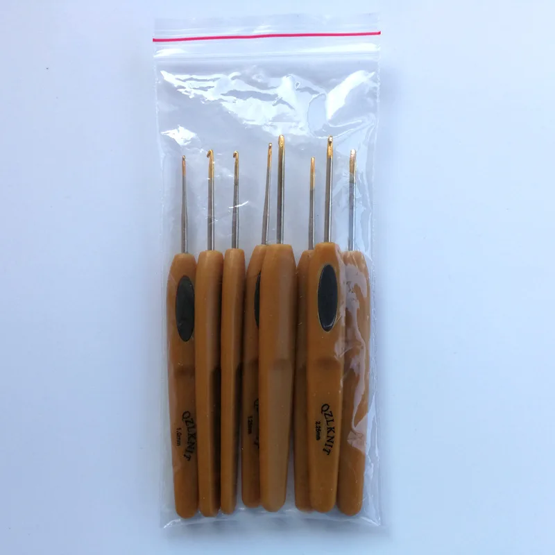 

8pcs 1.0-2.75mm Soft Touch Crochet Hook Resin handle Knitting Needles