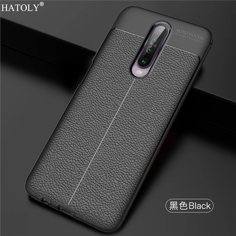 Чехол для Xiaomi Redmi K30 Роскошный Кожаный Мягкий ТПУ силиконовый чехол телефона