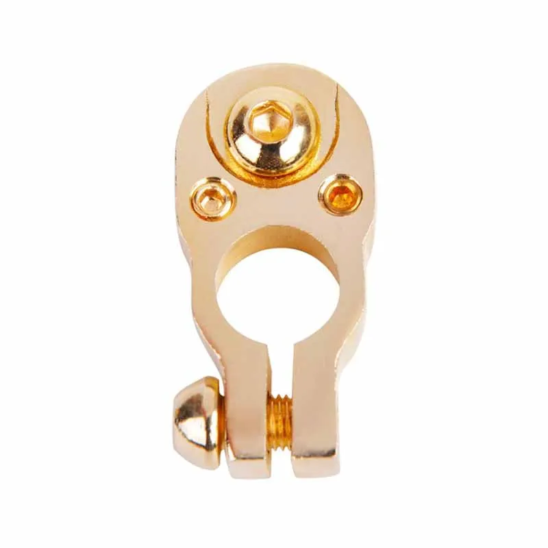 

NST Brass gold-plated battery connector, car negative battery pile head, 24K gold car audio modified connector
