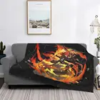 Одеяло Genshin с официальным символом Wish, плед, пуховое покрывало на кровать