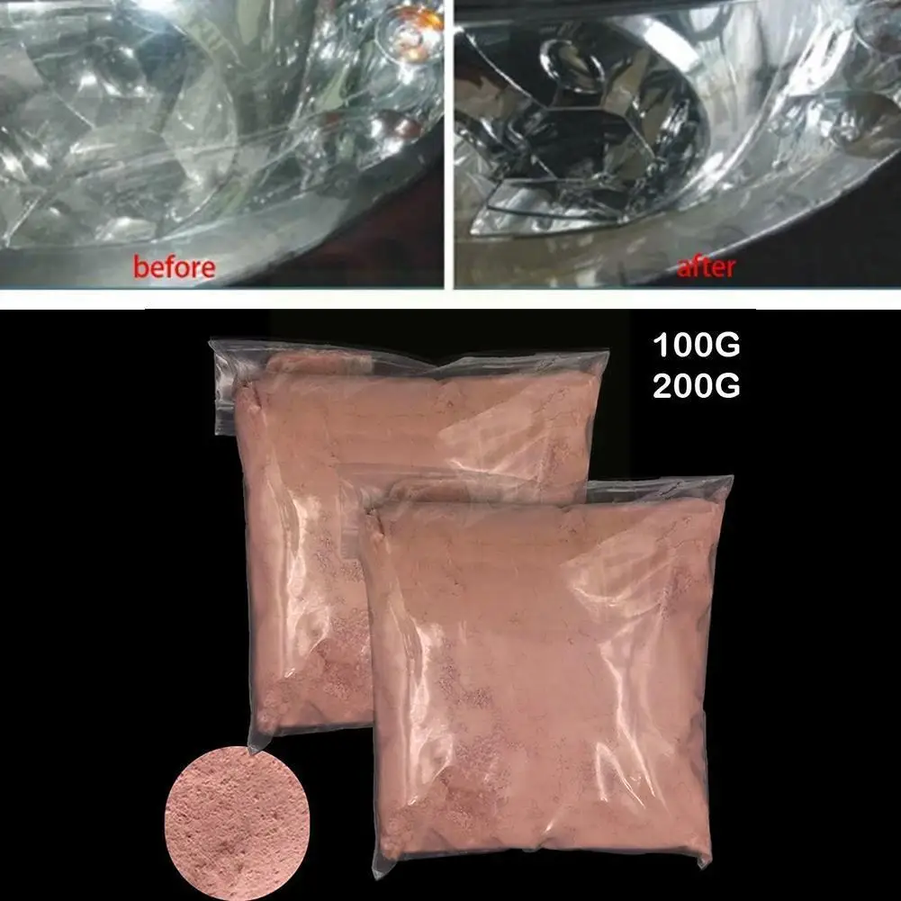 

100/200g Glass Polishing Powder Oxide Cerium Composite Powder For Car Car Watch Glass Polishing Tool Abrasive Tool S4d0