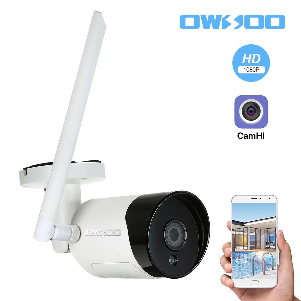OWSOO Беспроводной 1080P безопасности Камера Wi-Fi IP под куполом для домашнего