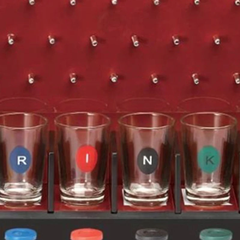 Мини игры для напитков вечеринок бара 6 стеклянных чашек и 1 стойка новые