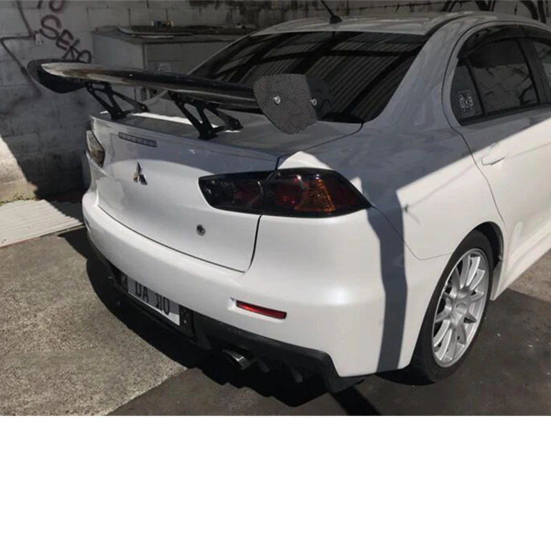 Для Защитные чехлы для сидений, сшитые специально для Mitsubishi Lancer спойлер из углеродного волокна 1998- Универсальный GT стиль спойлер задней крышки задний спойлер высокое качество четыре для двери автомобиля Elantra Accent Tucson крыло