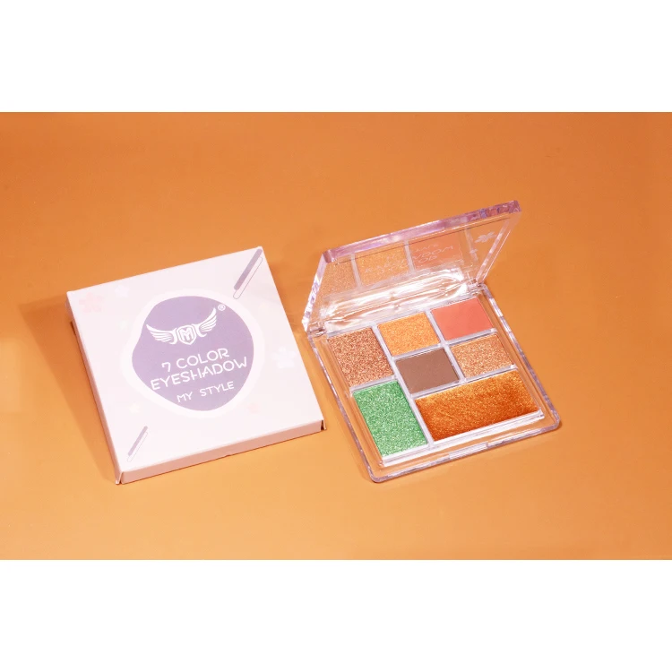Палетка теней для век Pearl светильник 7 цветов Осенний влюбленный макияж тени