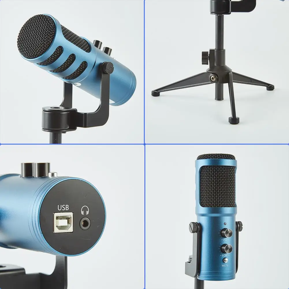 

Fifine Metal USB Condenser Recording Microphone For Laptop Windows Studio Recording Vocals Voice Teaching Live Streaming