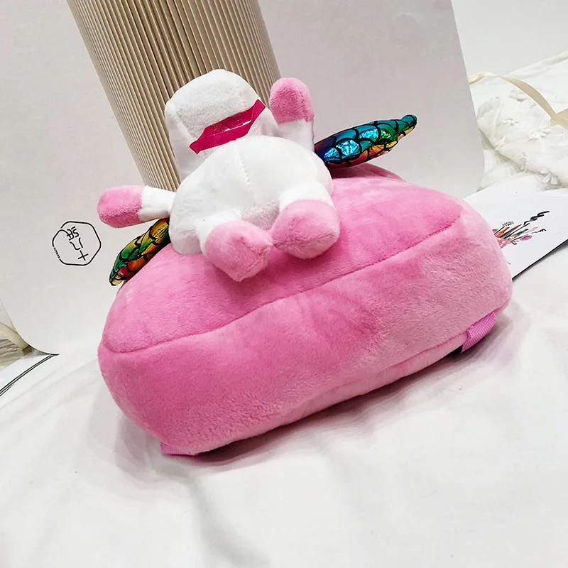 Cartoon Kids Unicorn Backpack Cute Stuffed Toy Backpacks Kindergarten Bag For Girls Children Fashion Book Bag