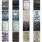 Винтажный декоративный плакат, забавные правила кухни, правила мужской пещеры, металлические жестяные знаки, домашний Декор настенный стикер для размещения на улице